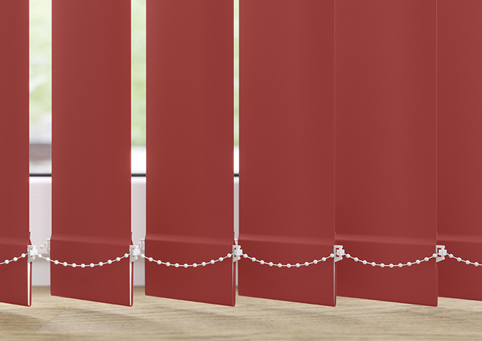 Trinity (Blackout), Garnet - Vertical Blind Slats - Image 3